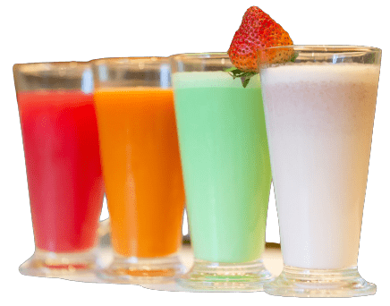 Jugos Naturales en Leche